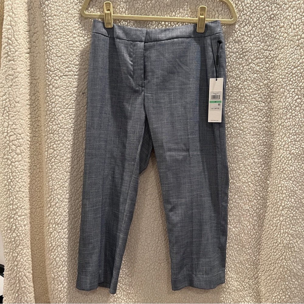 NWT Calvin Klein Petite Cropped Trouser/Suit Pant